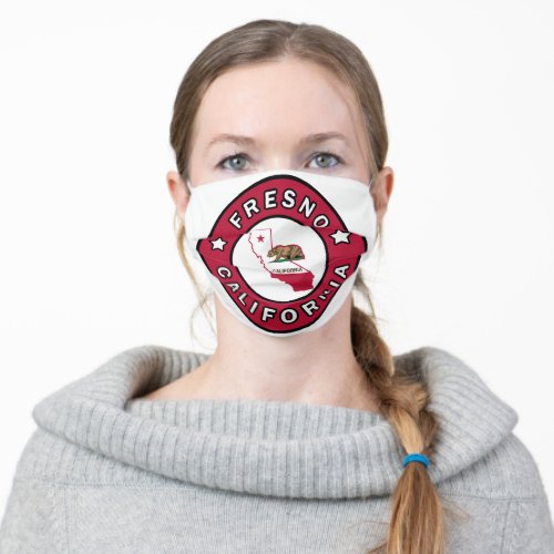 Fresno California Adult Cloth Face Mask