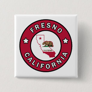 Fresno California Button
