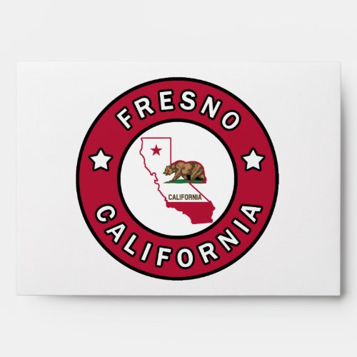 Fresno California Envelope