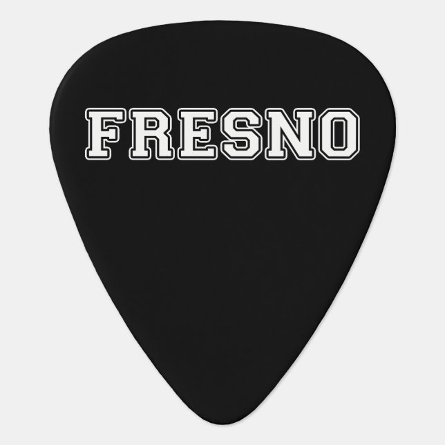 Fresno California Guitar Pick (Front)