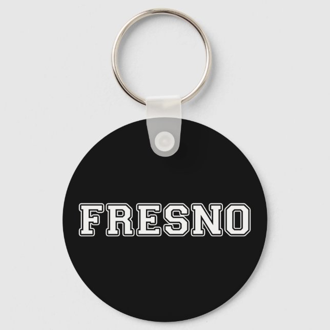 Fresno California Keychain (Front)
