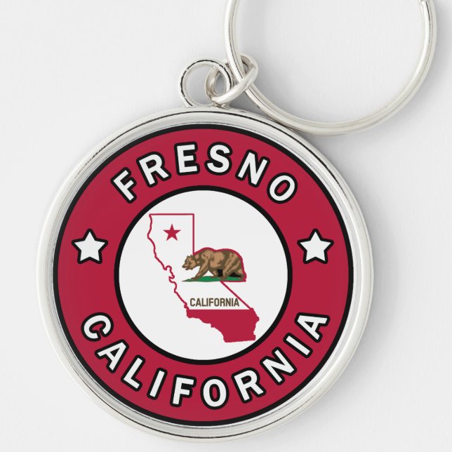 Fresno California Keychain (Front)