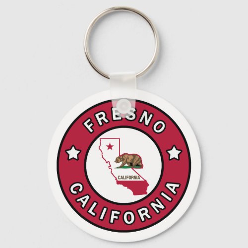 Fresno California Keychain