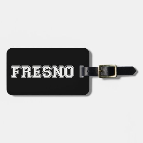 Fresno California Luggage Tag