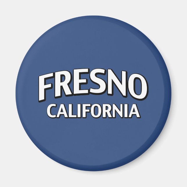 Fresno California Magnet (Front)