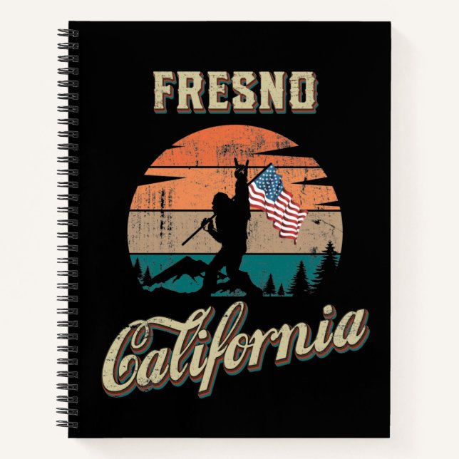 Fresno California Notebook (Front)
