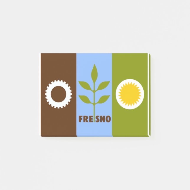 Fresno California Post-it Notes (Front)