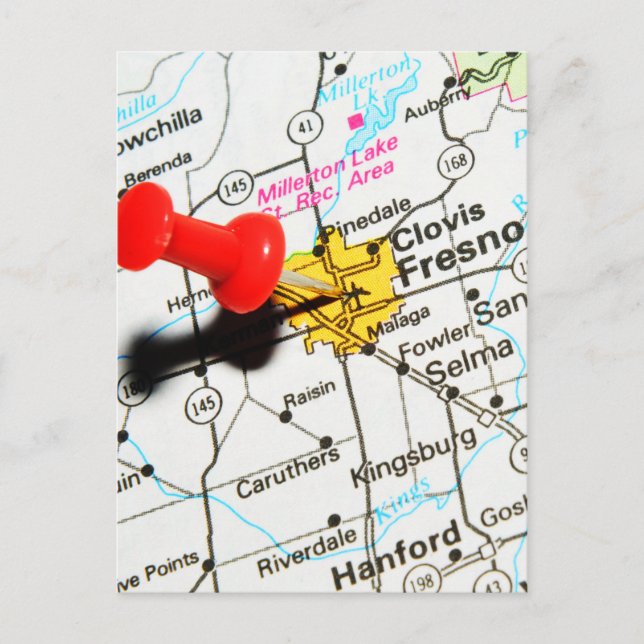 Fresno, California Postcard (Front)