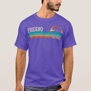 Fresno California State Bear Retro Sunset  T-Shirt