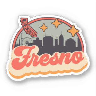 Fresno, California Sticker