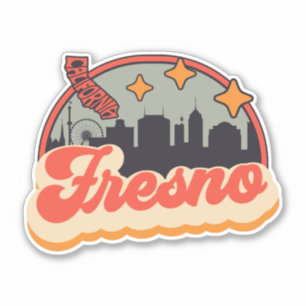 Fresno, California Sticker