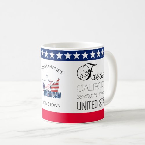 Fresno California United States elegant Coffee Mug