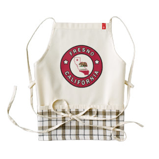 Fresno California Zazzle HEART Apron