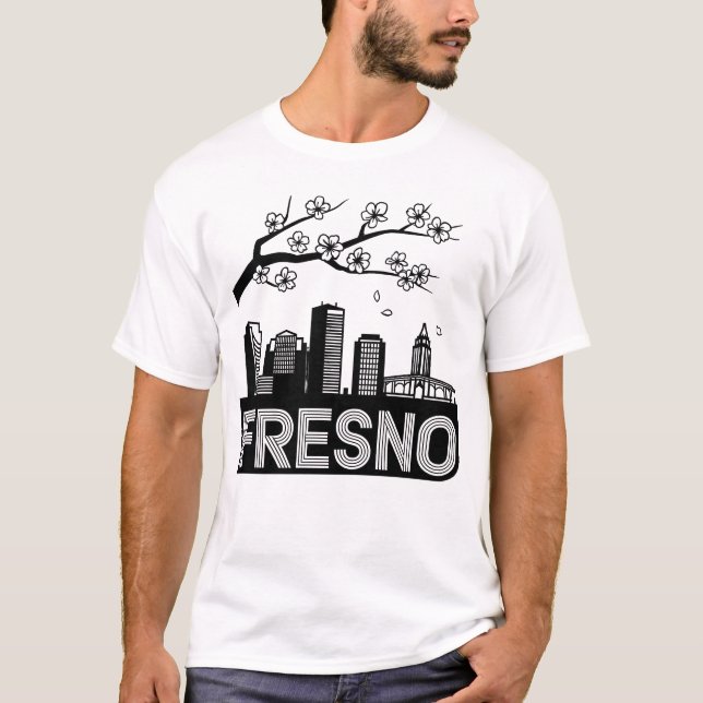 Fresno City California USA T-Shirt (Front)