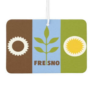 Fresno city flag air freshener