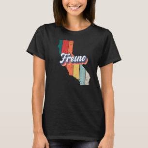 Fresno City Retro Vintage Hometown California Prem T-Shirt