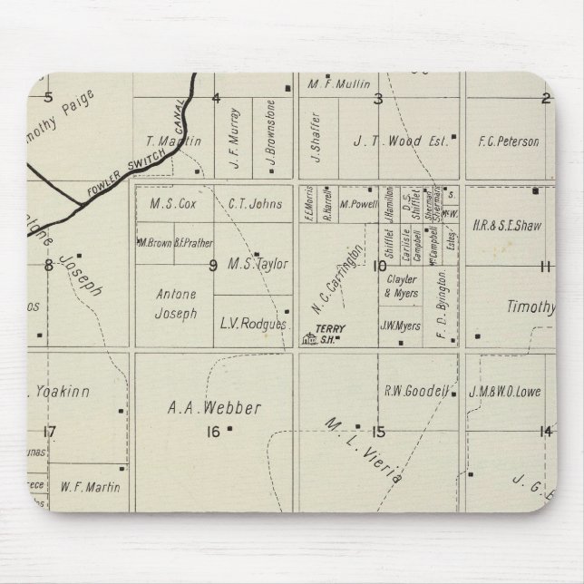 Fresno County, California 12 Mouse Pad (Front)
