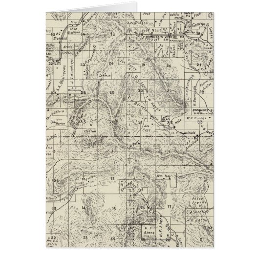 Fresno County, California 13 Cards (Front)