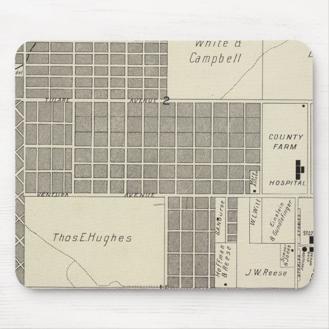 Fresno County, California 18 Mouse Pad (Front)