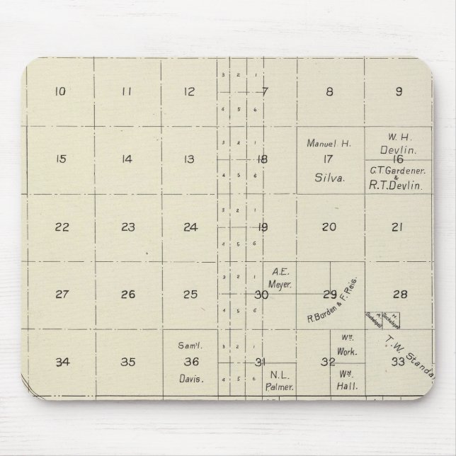 Fresno County, California 20 Mouse Pad (Front)