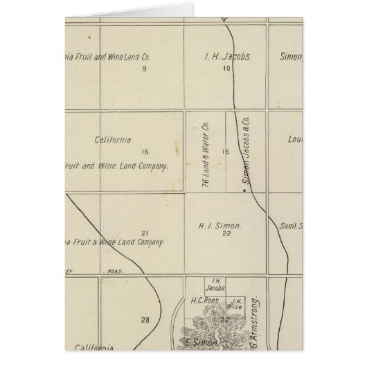 Fresno County, California 23 Cards (Front)