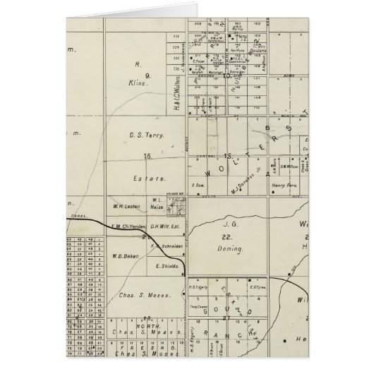 Fresno County, California 24 Cards (Front)
