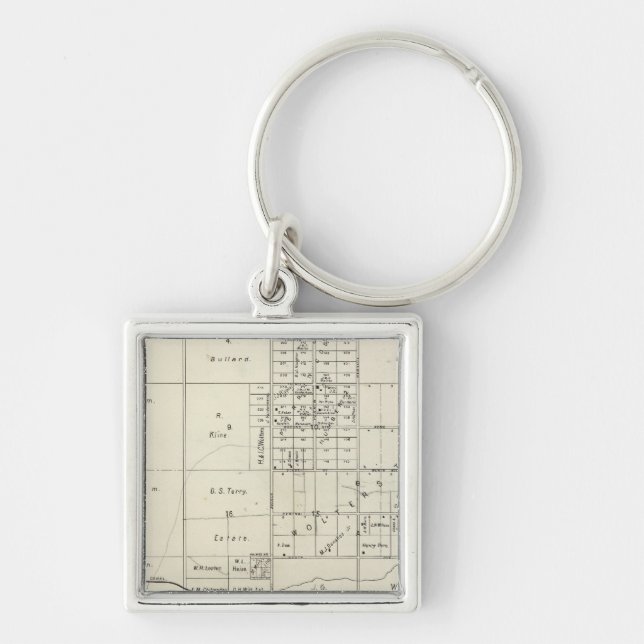 Fresno County, California 24 Keychain (Front)
