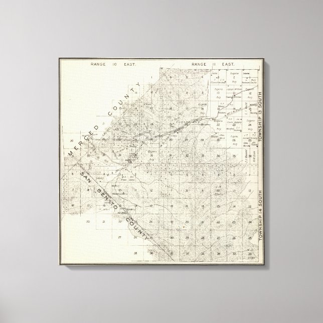 Fresno County, California 25 Canvas Print (Front)
