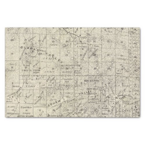 Fresno County California 26 Tissue Paper