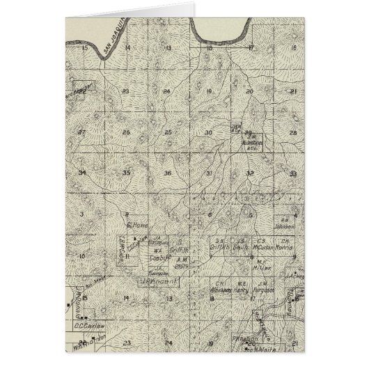Fresno County, California 28 Cards (Front)