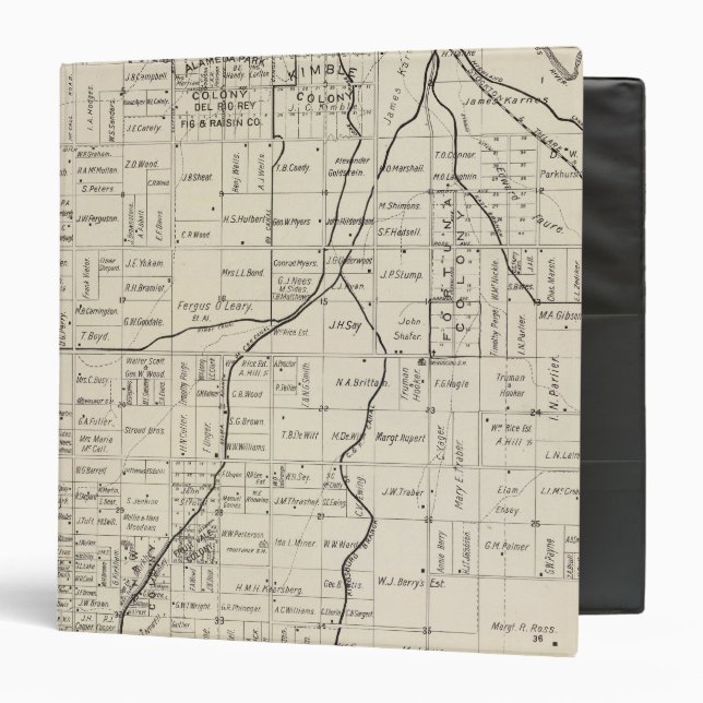 Fresno County, California 2 3 Ring Binder (Front/Inside)