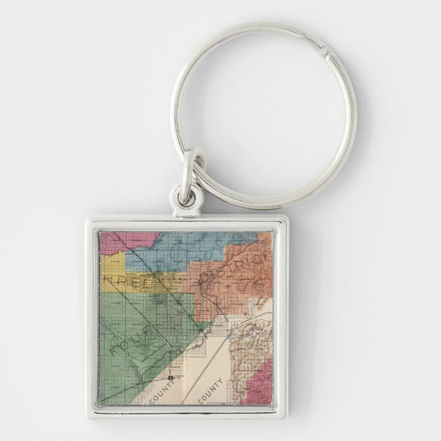 Fresno County, California 31 Keychain (Front)