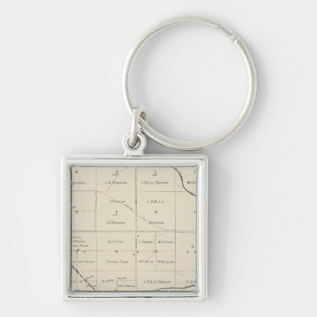 Fresno County, California 33 Keychain (Front)