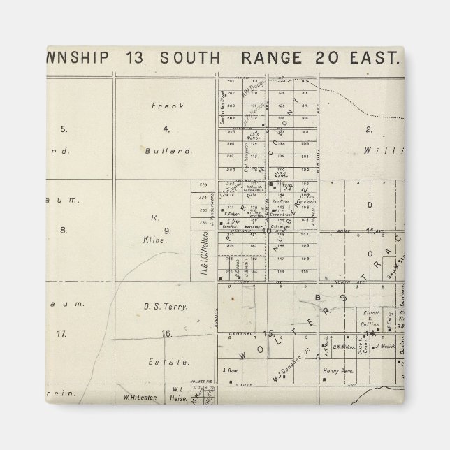 Fresno County, California 34 Magnet (Front)