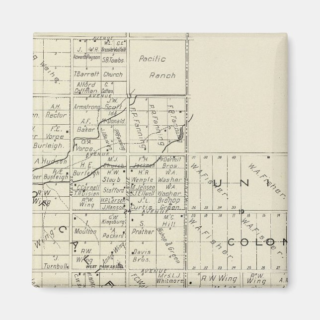 Fresno County, California 35 Magnet (Front)