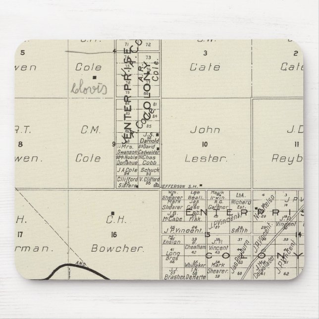 Fresno County, California 4 Mouse Pad (Front)