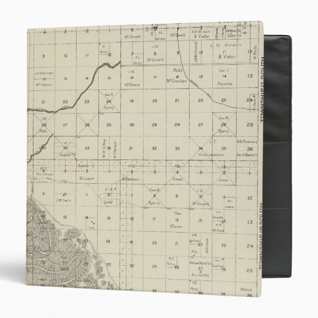 Fresno County, California 5 3 Ring Binder (Front/Inside)