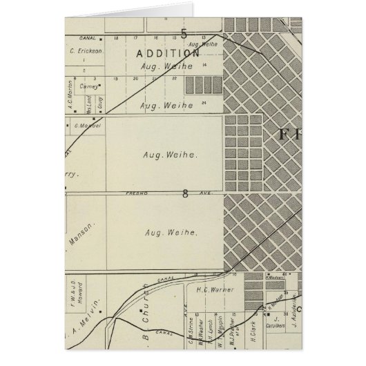 Fresno County, California 7 Cards (Front)