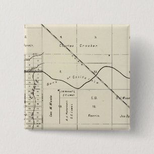 Fresno County, California 7 Pinback Button