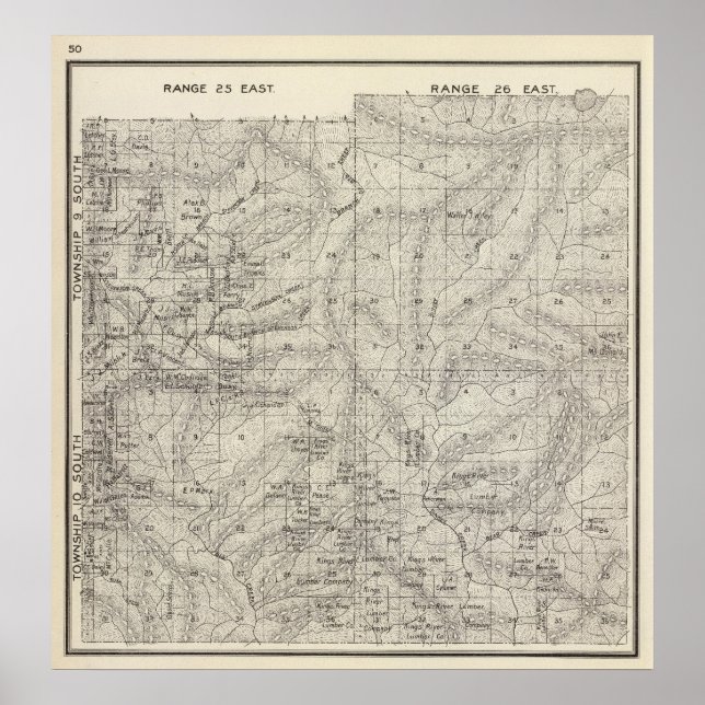 Fresno County, California 9 Poster (Front)