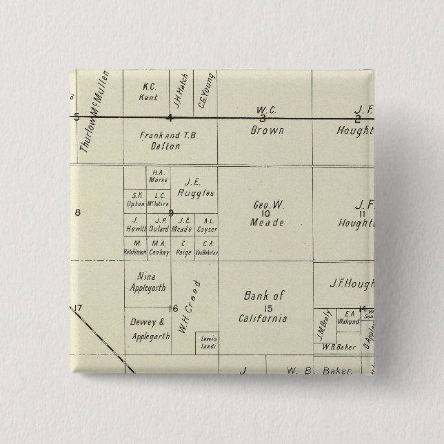 Fresno County, California Button (Front)