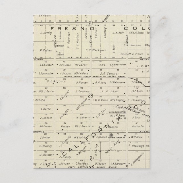 Fresno County, California Postcard (Front)