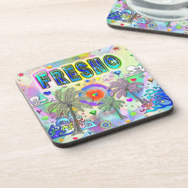 Fresno Deep Dream Coaster (Left Side)