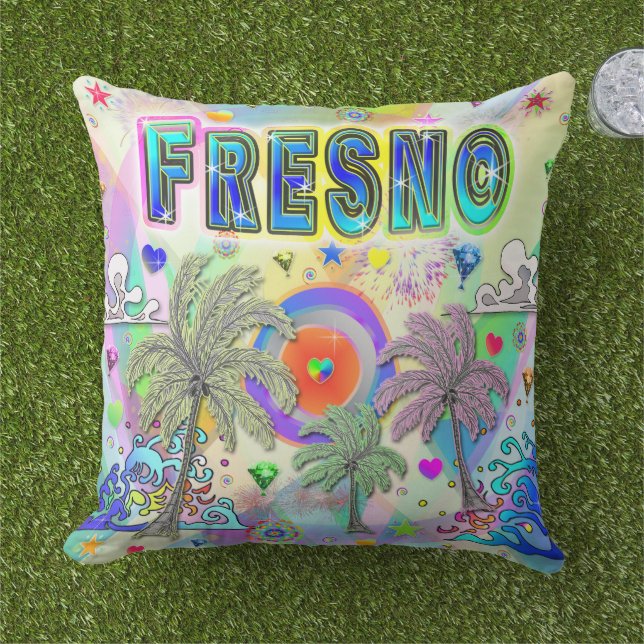 Fresno Deep Dream Pillow (Grass)