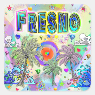 Fresno Deep Dream Sticker