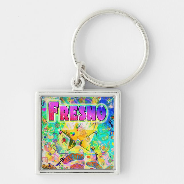 Fresno Epoch Hour Keychain (Front)