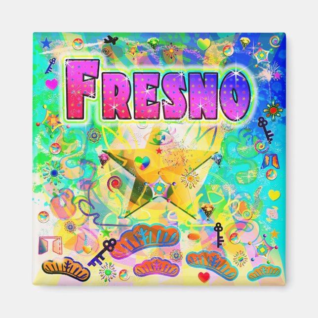 Fresno Epoch Hour Magnet (Front)