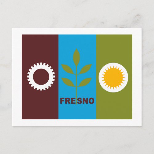Fresno Flag Postcard