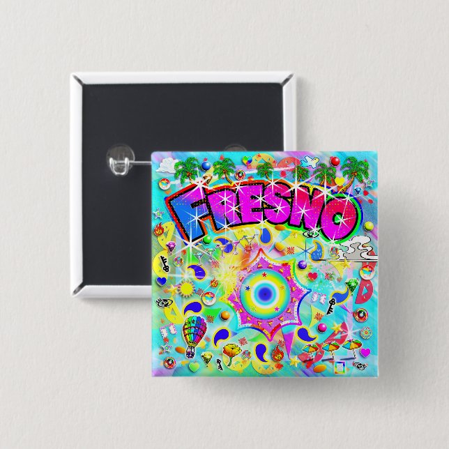 Fresno Mystic Dance Button (Front & Back)