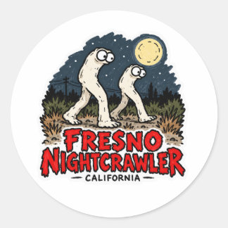 Fresno Nightcrawler California Cryptid Sticker